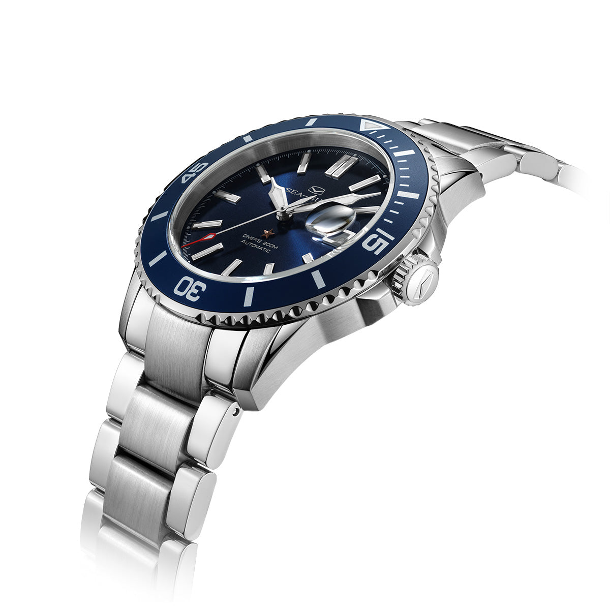 Sea-gull Ocean 816.32.1523 44mm dykkerklokke forstørret dato