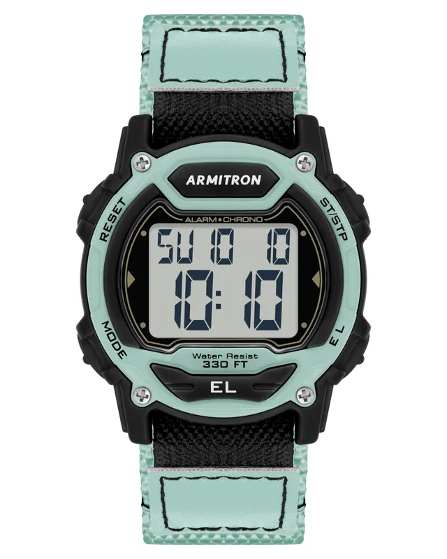 Armitron Sport 45/7004BMT digitalklokke svart/mint nylon