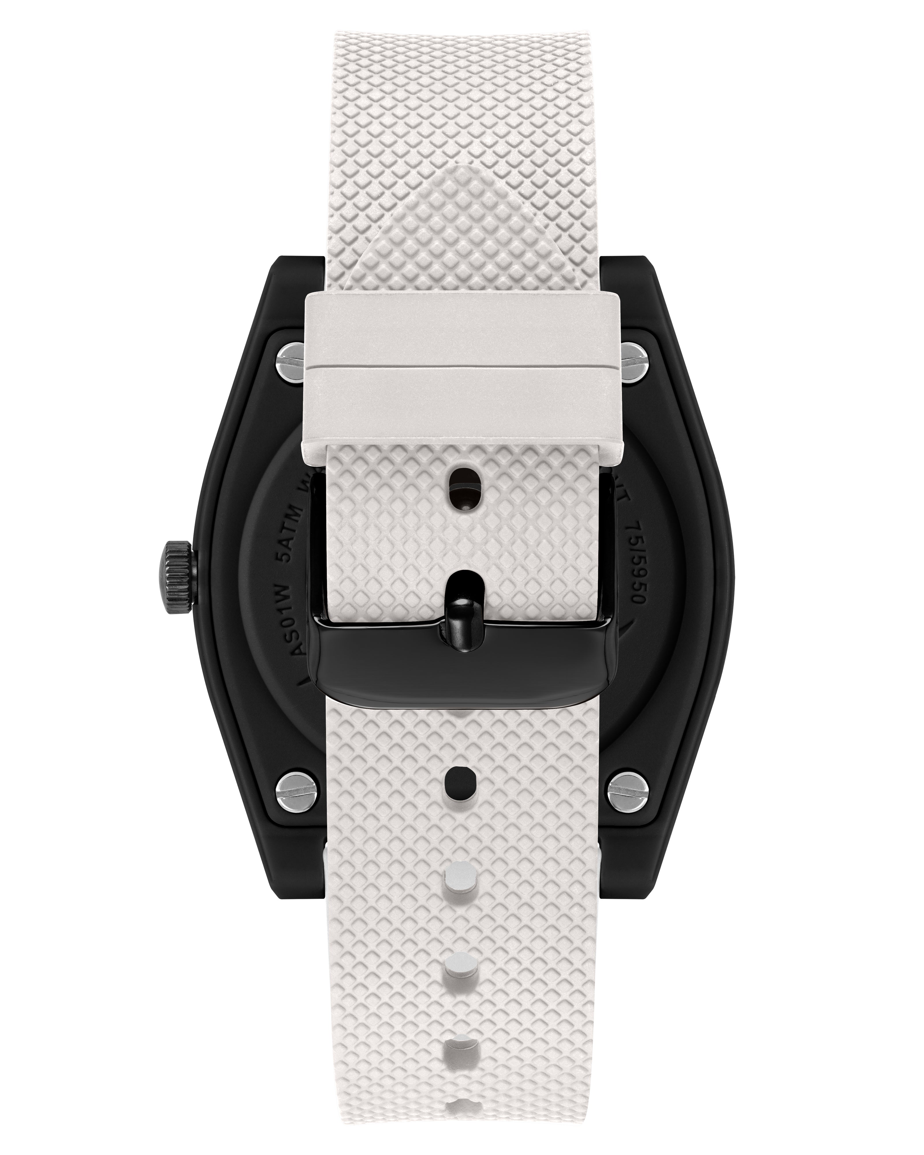 Armitron Reef 36mm solklokke hvit/svart resirkulert