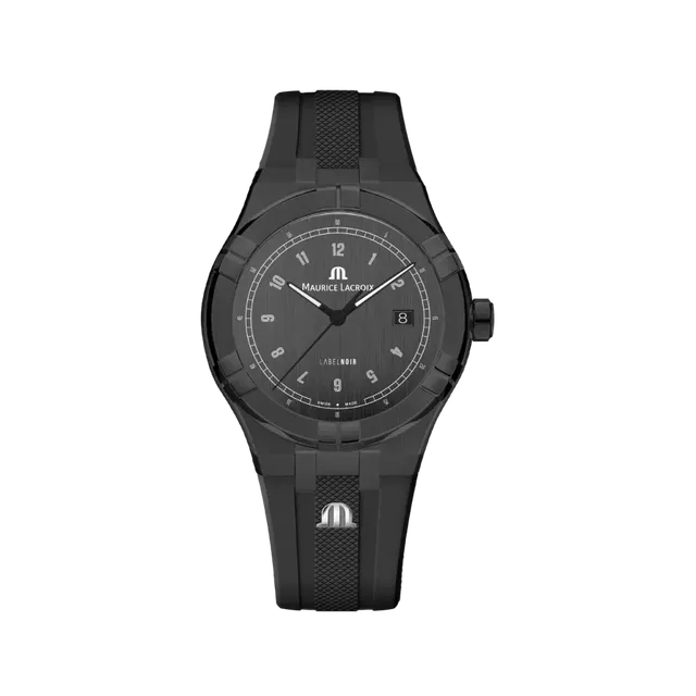 Label Noir Aikon Automatic 42MM klokke svart gummi