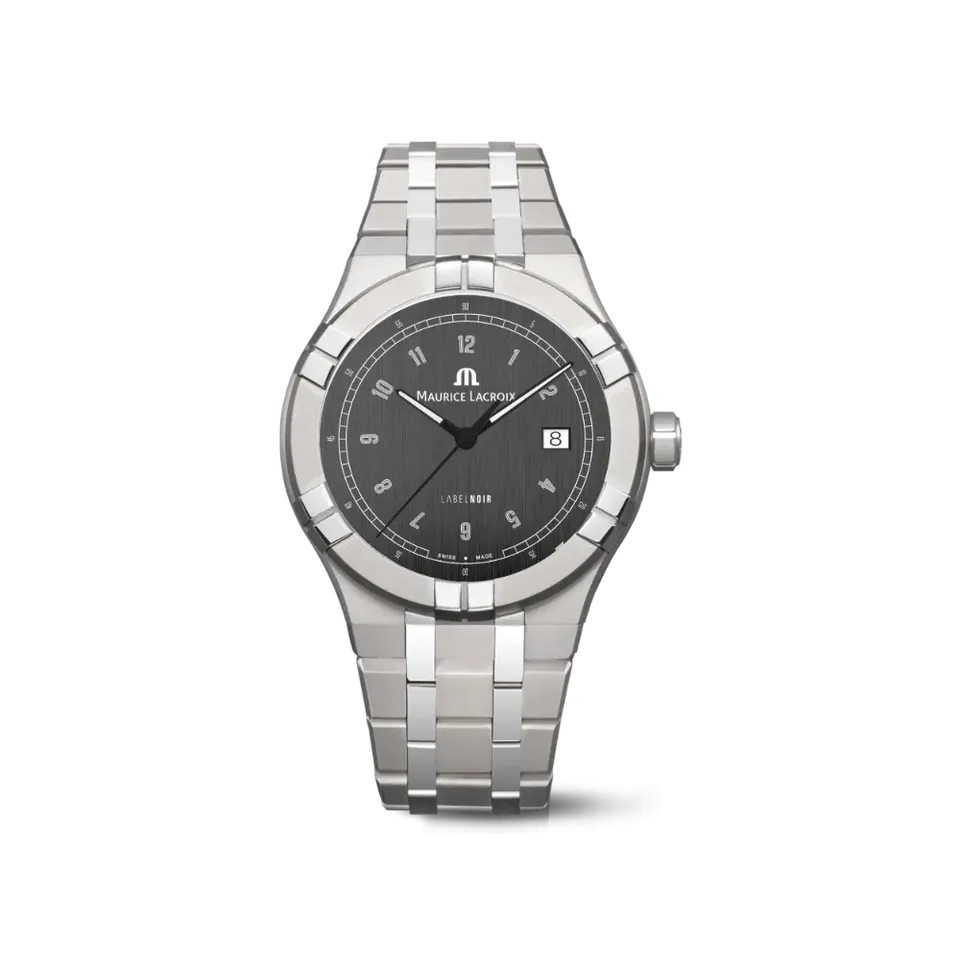 Label Noir Aikon Automatic 42MM klokke satin titan