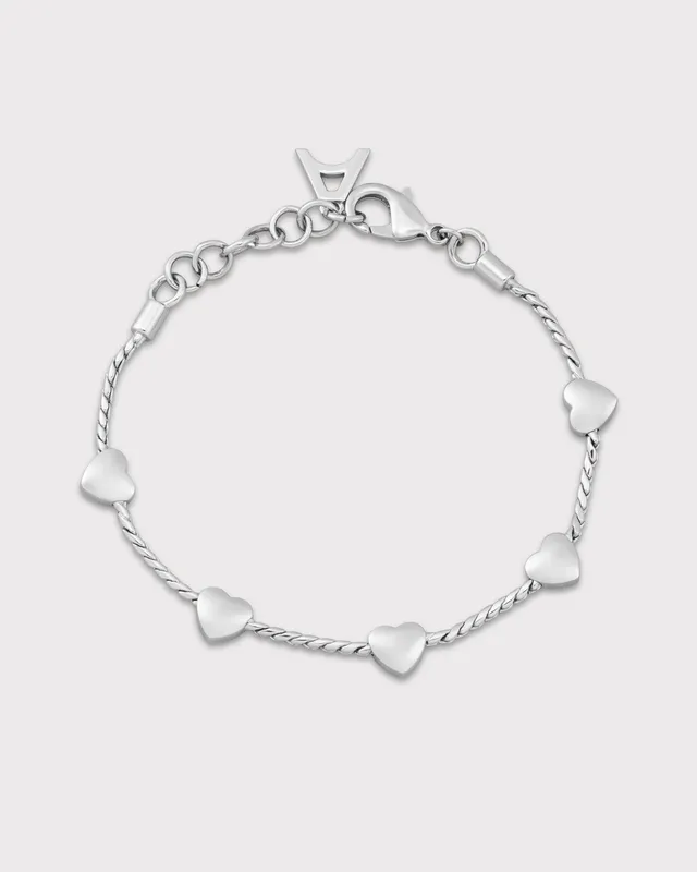 Armitron All The Love armbånd sølv 5 hjerter