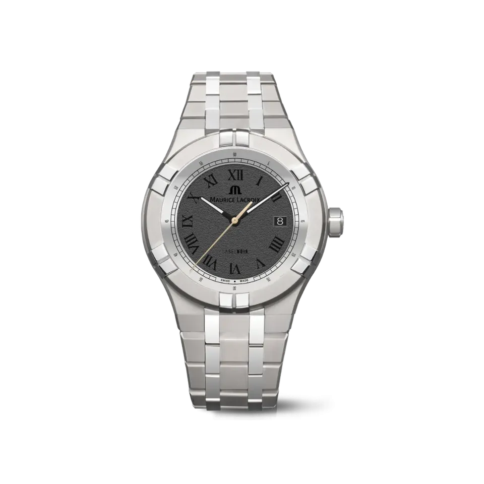Label Noir Aikon Automatic 42MM klokke titan romertall