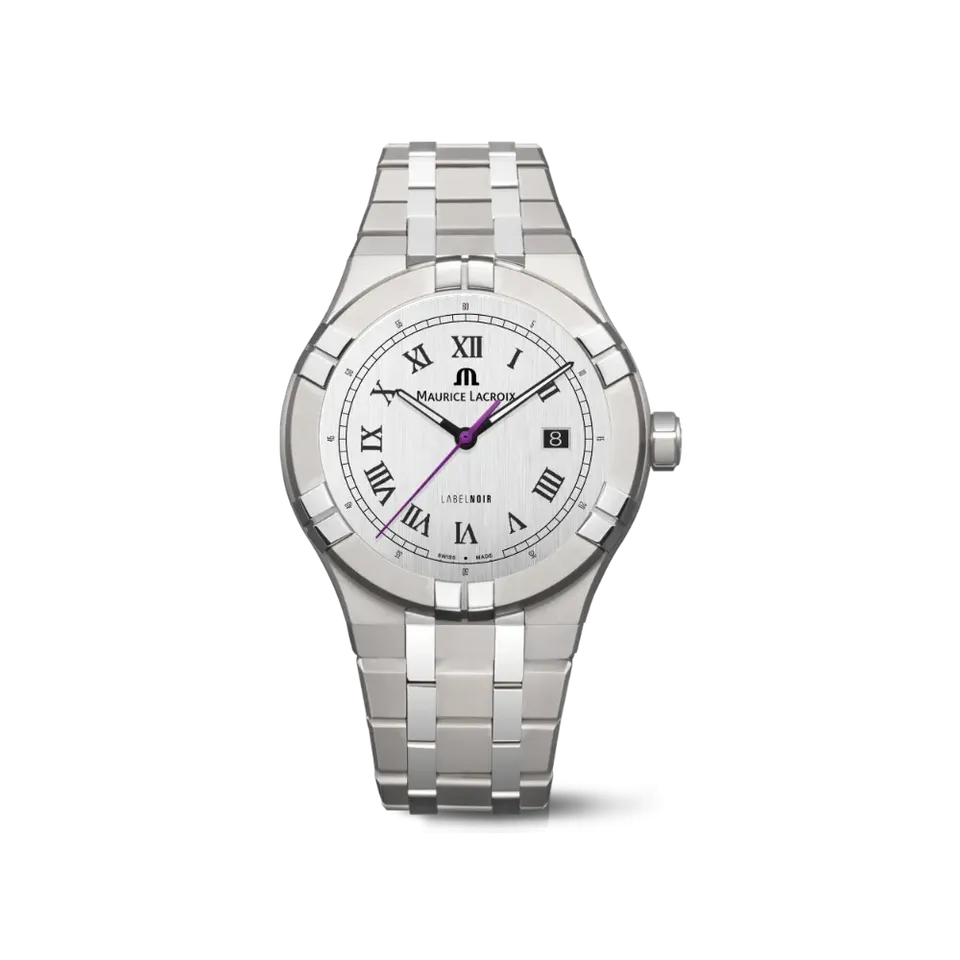 Label Noir Aikon Automatic 42MM klokke titan romertall