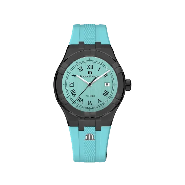 Label Noir Aikon Automatic 42MM herreklokke PVD lyseblå