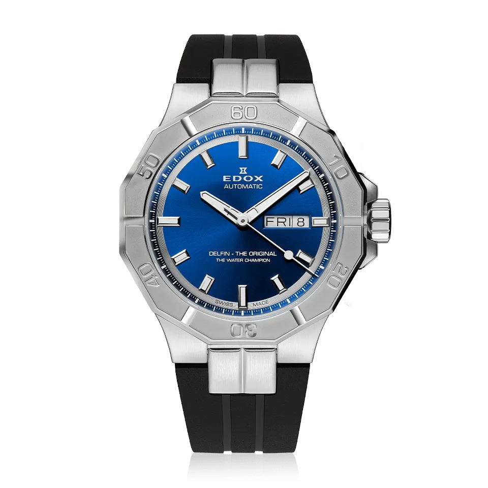Edox Day-Date Automatic armbåndsur ukedag