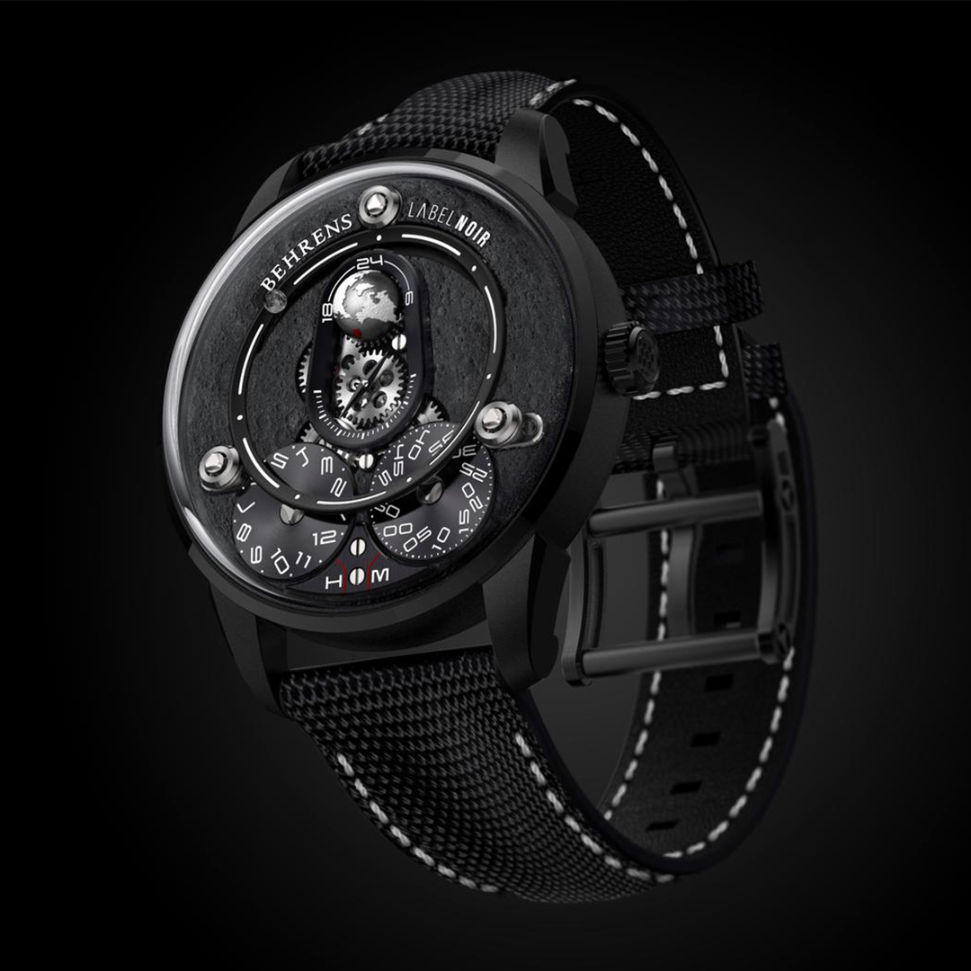 Label Noir Apolar Dark Moon klokke limitert månefase