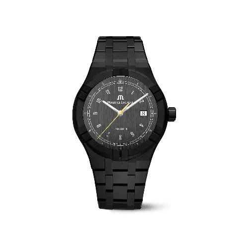 Label Noir Aikon Automatic 42MM herreklokke keramikk hvit indeks