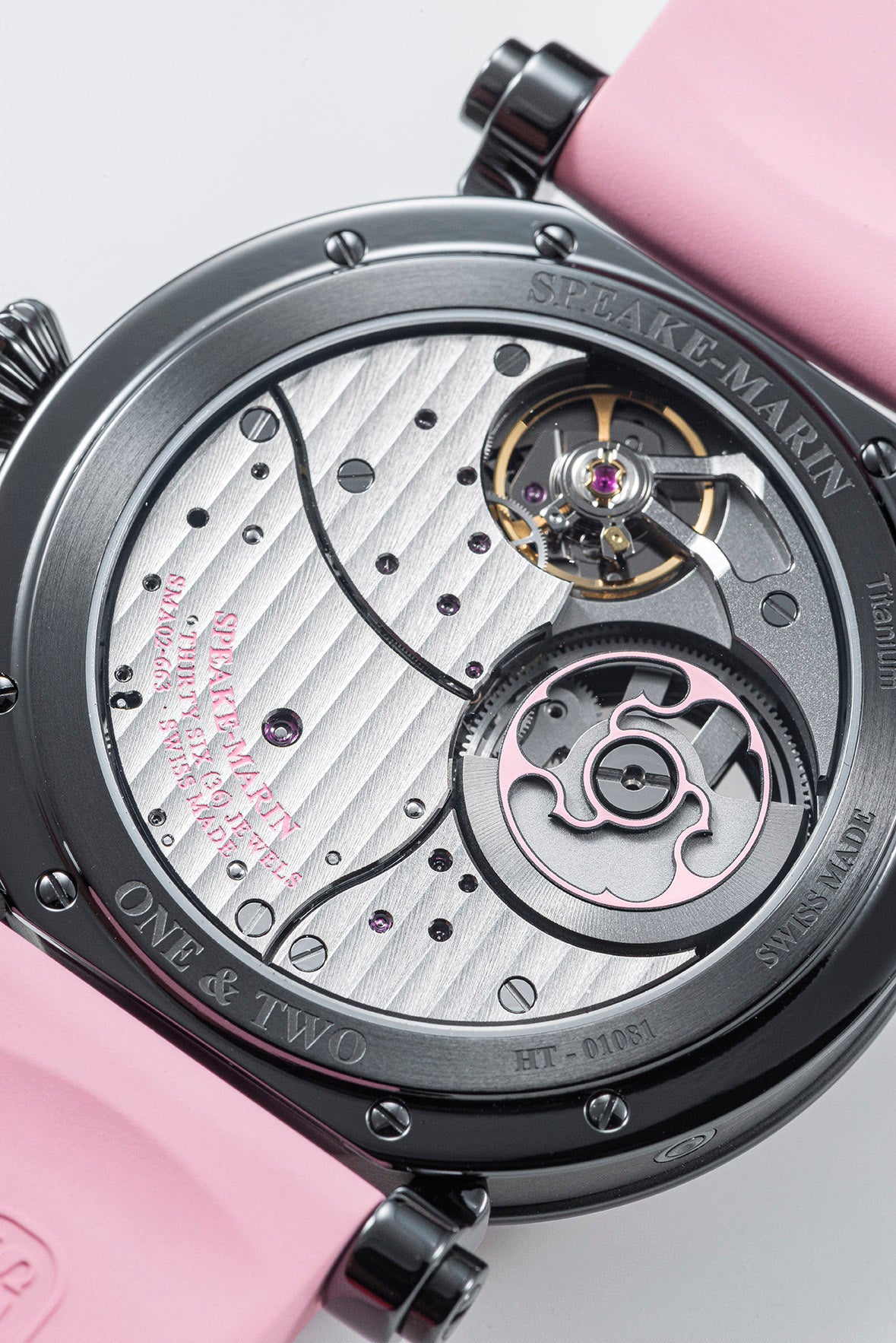 Speake-Marin Dual Time Pink klokke rosa 38mm 42mm
