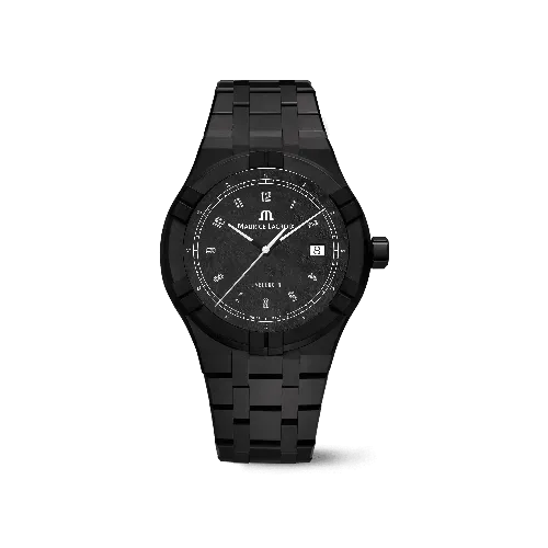Label Noir Aikon Automatic 42MM klokke keramikk hvit laser