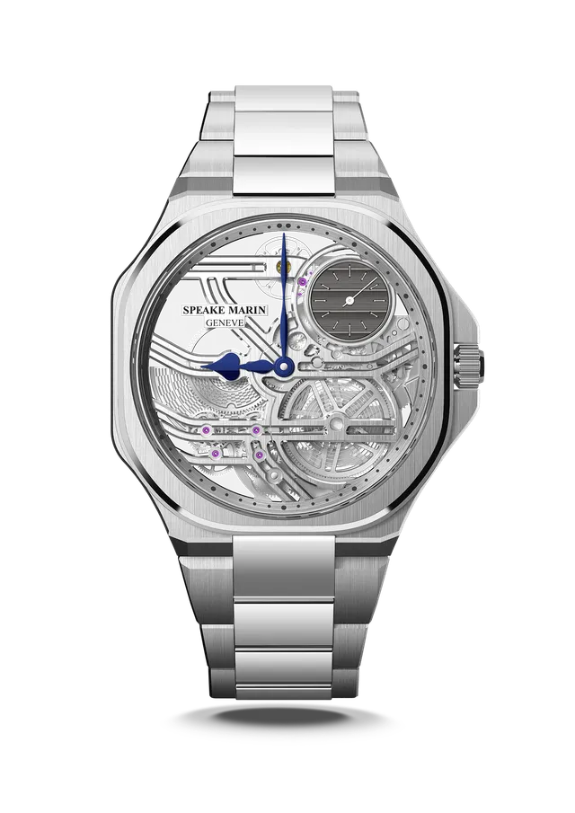 Speake-Marin Ripples Skeleton klokke 40,3mm stål