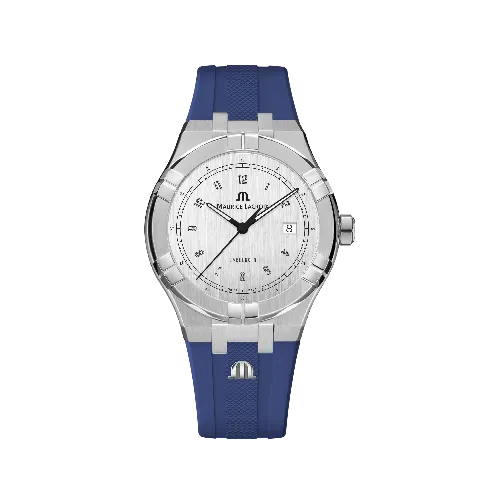 Label Noir Aikon Automatic 42MM herreklokke blå gummi