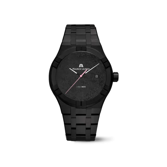 Label Noir Aikon Automatic 42MM klokke keramikk svart rosa