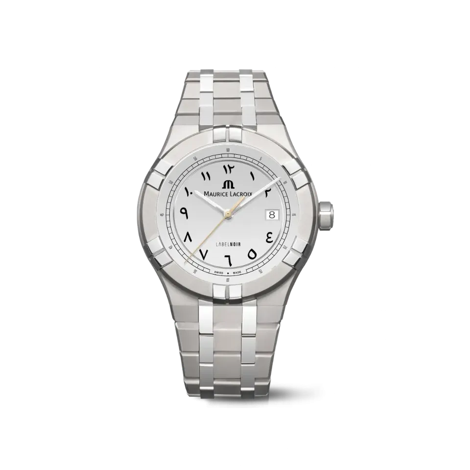 Label Noir Aikon Automatic 42MM klokke titan hvit