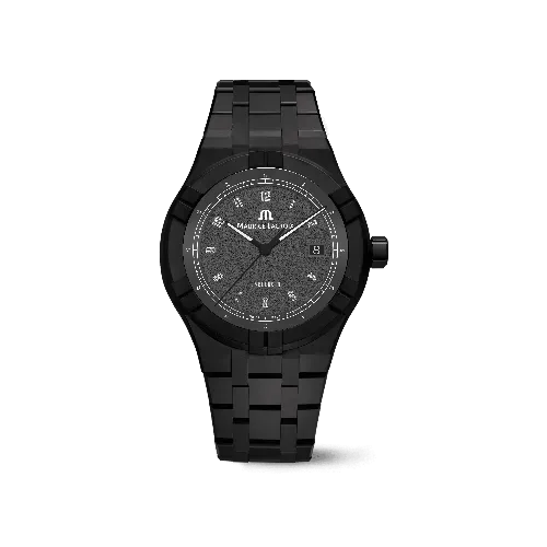 Label Noir Aikon Automatic 42MM klokke sunray svart