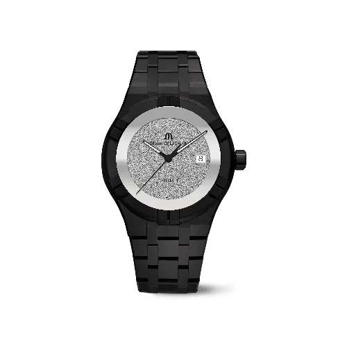 Label Noir Aikon Automatic 42MM klokke hvit keramikk