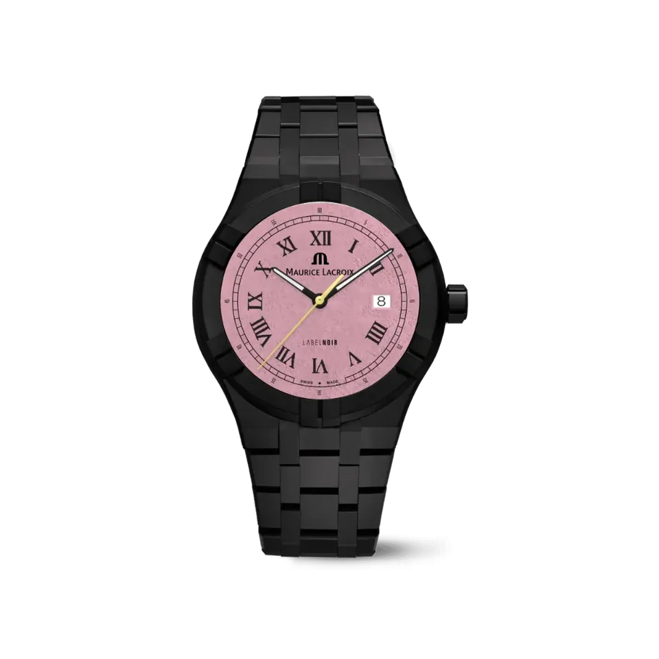 Label Noir Aikon Automatic 42MM klokke hvit romertall
