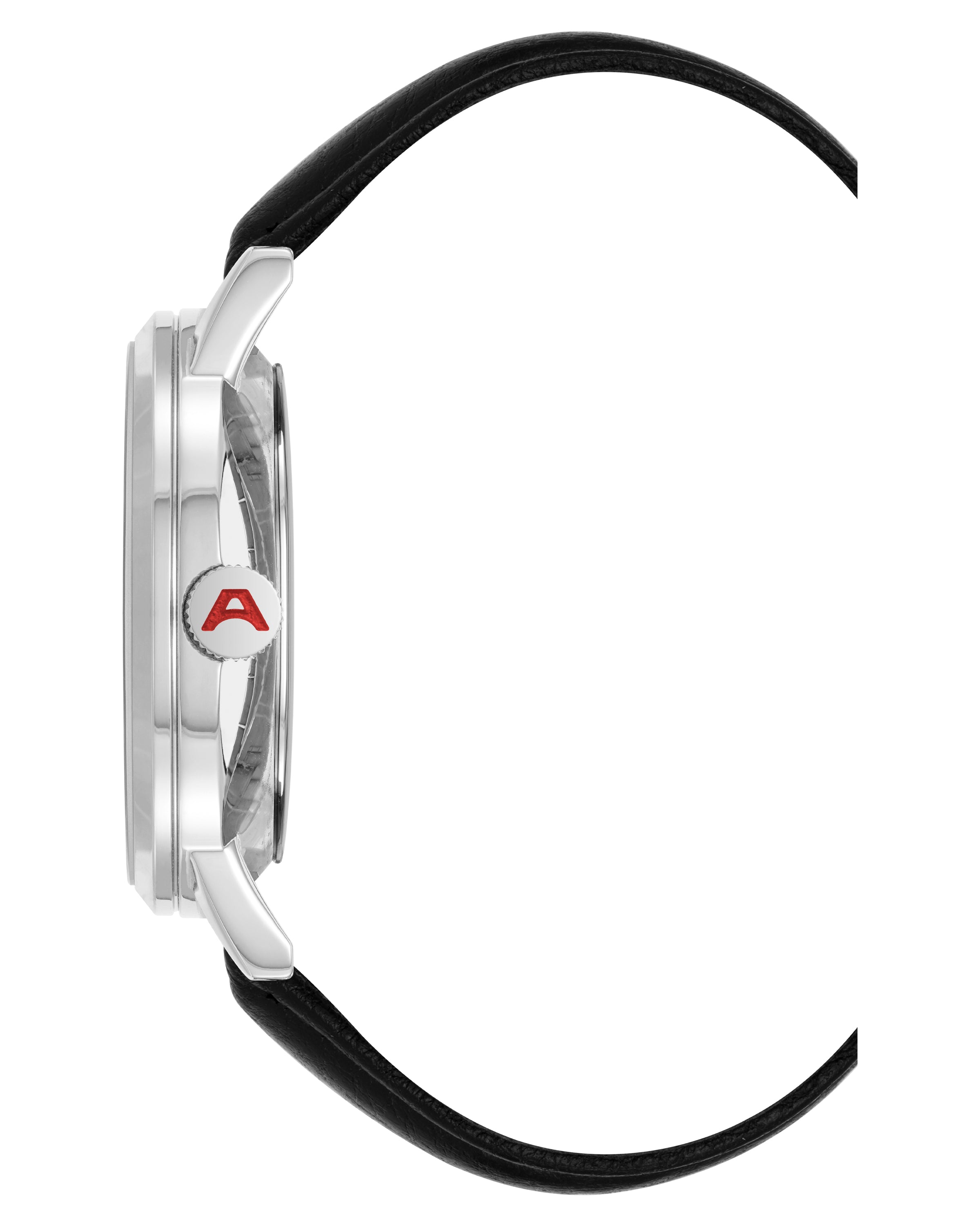 Armitron Miles 42mm herreklokke hvit skinn dag-dato