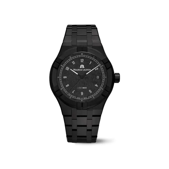 Label Noir Aikon Automatic 42MM klokke keramikk indeks svart