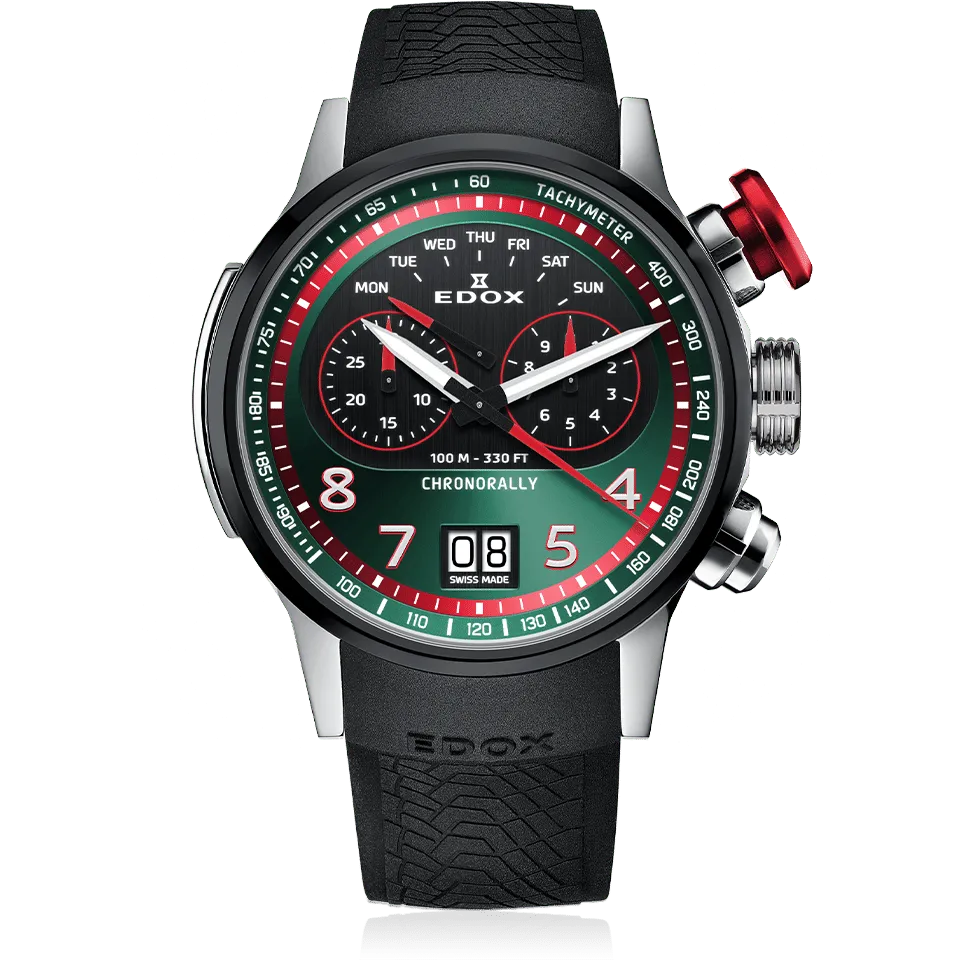 Edox Chronorally Chronograph herreklokke