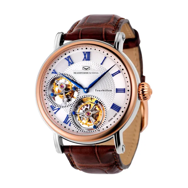 Sea-gull Master 218.11.8844G armbåndsur blå 43mm