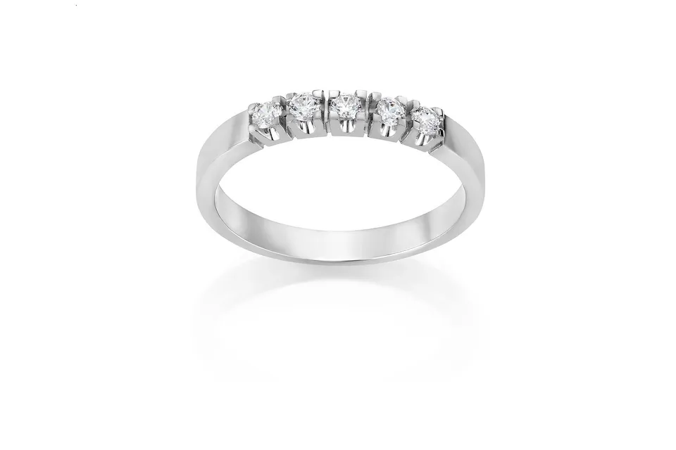 Espeland Diamantring hvitt gull 0,35 ct 3,2 mm