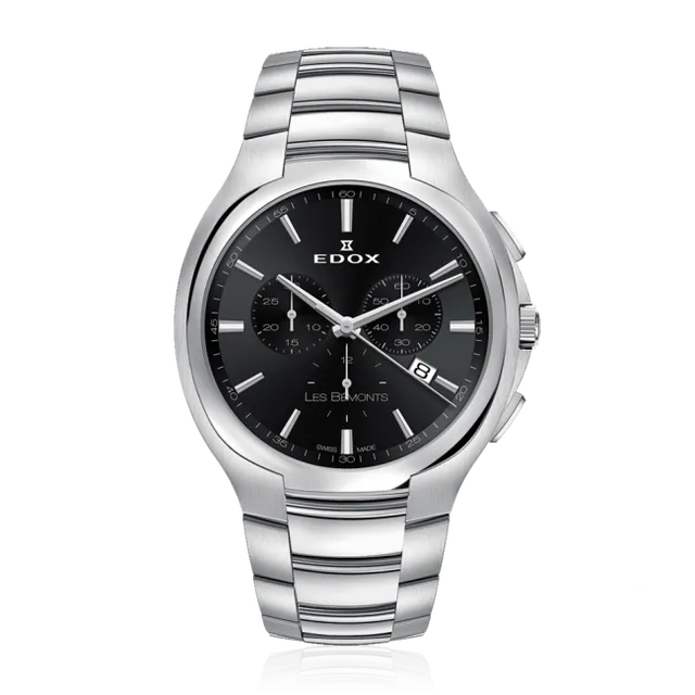 Edox Les Bémonts Ultra Slim Chronograph herreklokke