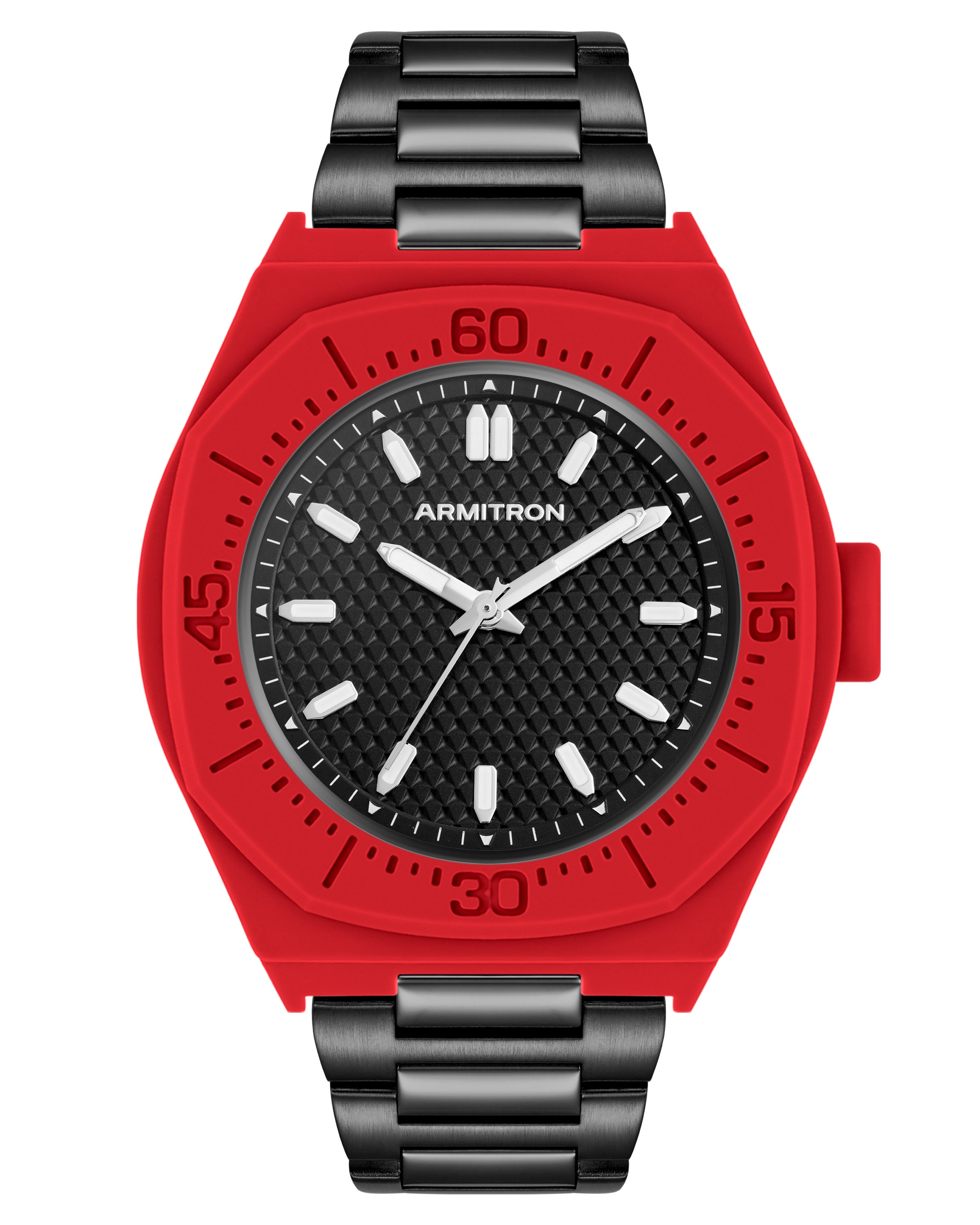 Armitron Jack 44mm herreklokke svart honeycomb