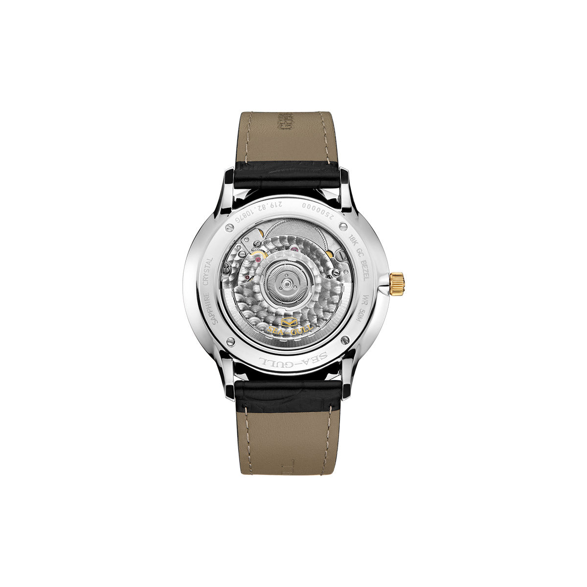 Sea-gull 219.82.1087G herreklokke gull tynn kalender