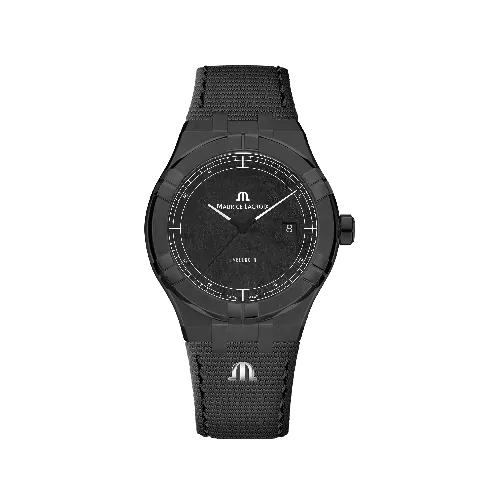 Label Noir Aikon Automatic 42MM klokke laser tekstil