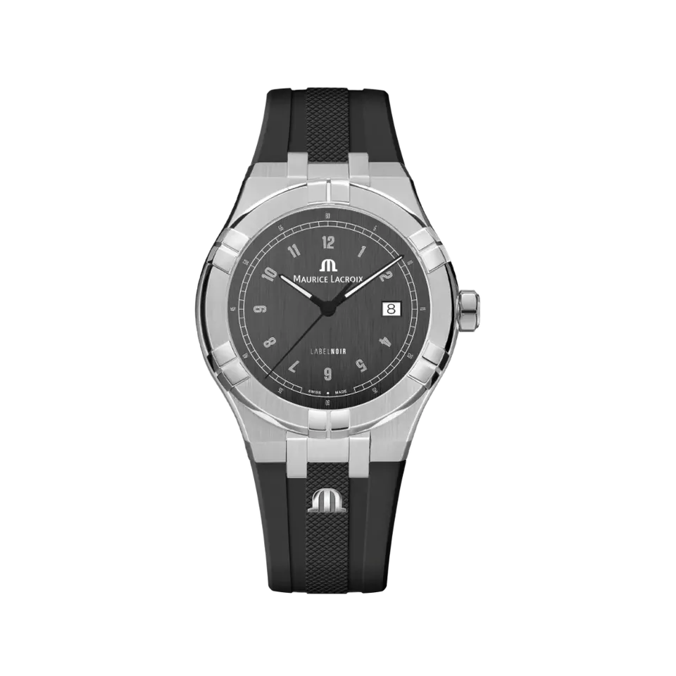 Label Noir Aikon Automatic 42MM klokke svart gummi