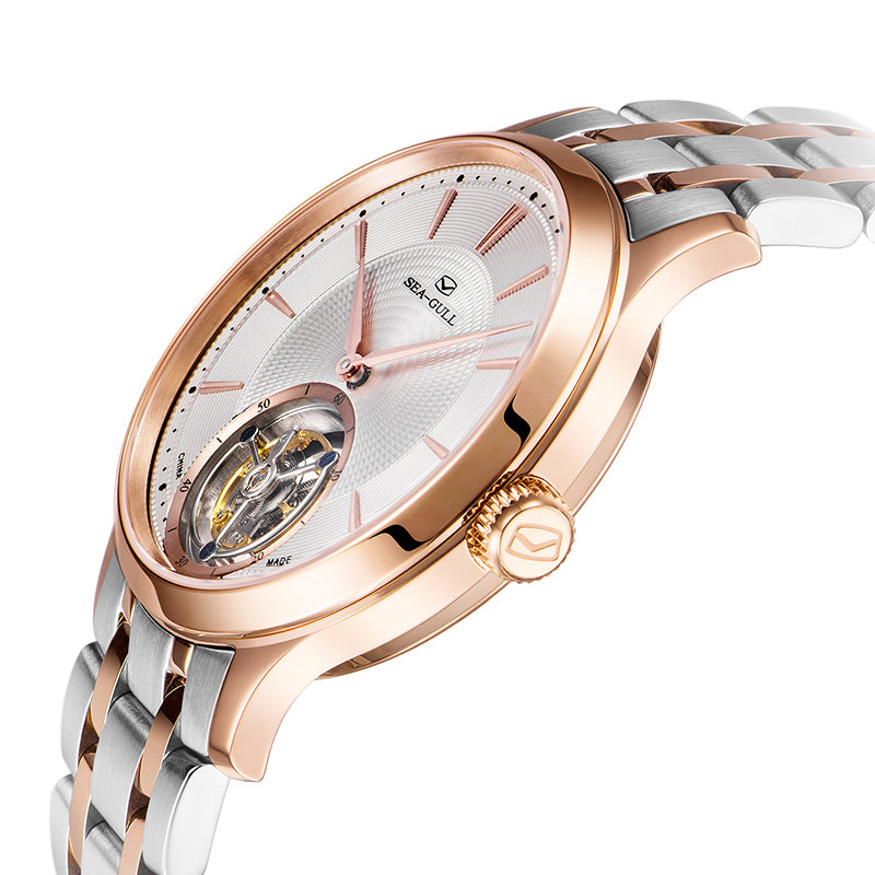 Sea-gull Artisan 517.12.8811 tourbillon hvit 42 mm