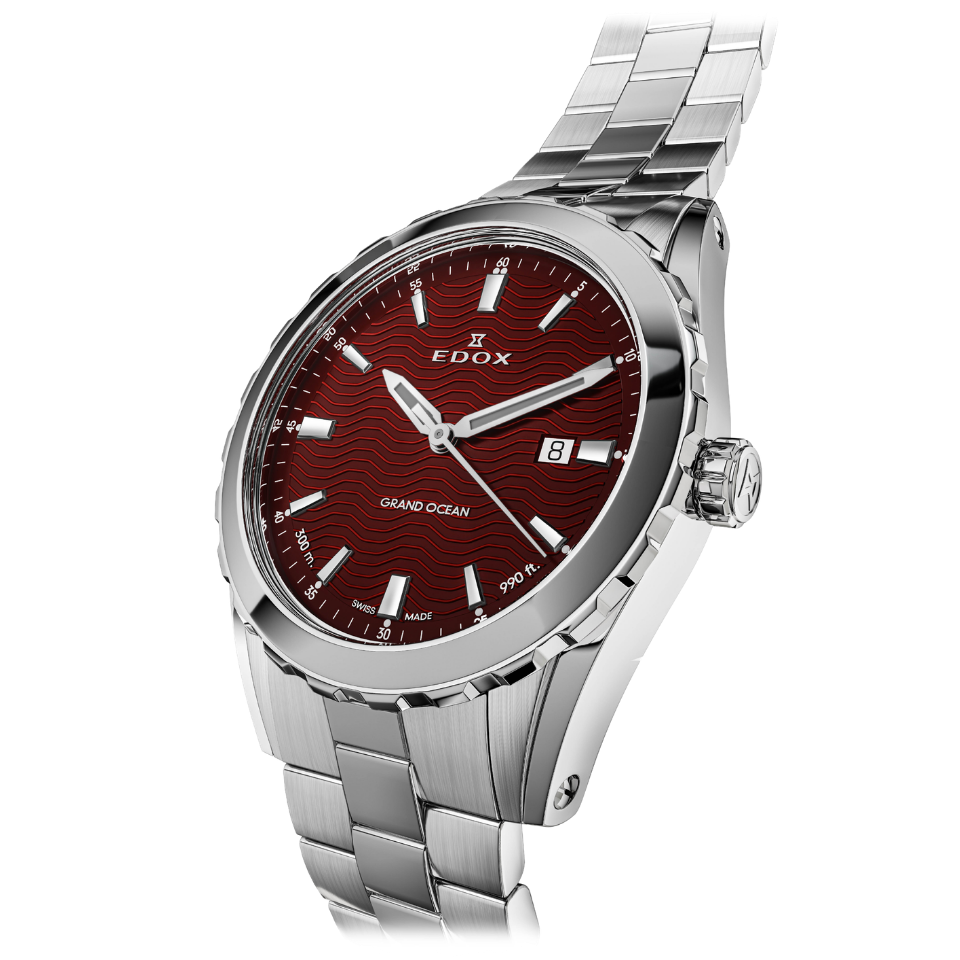 Edox Date herreklokke med datovisning