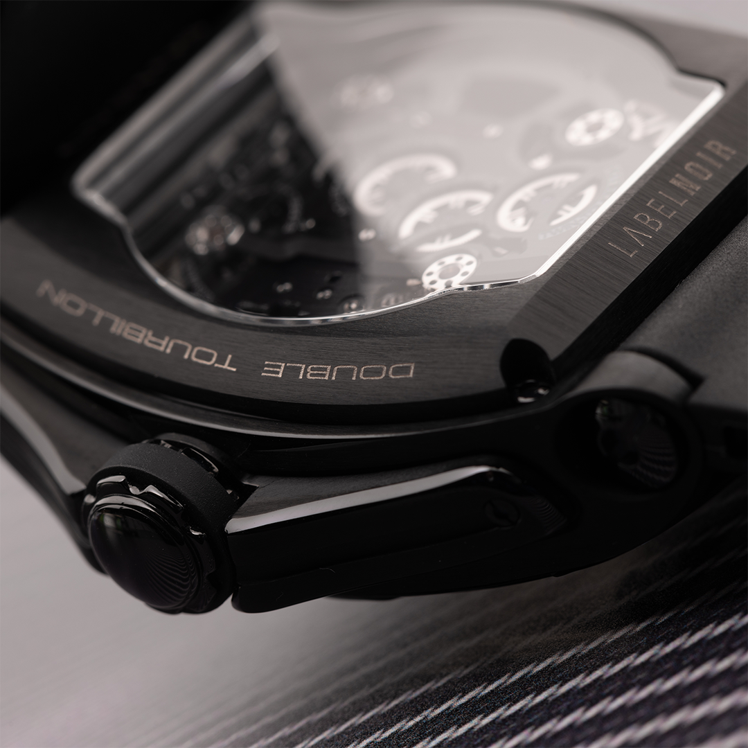 Label Noir Dual Flying Tourbillons klokke differensial