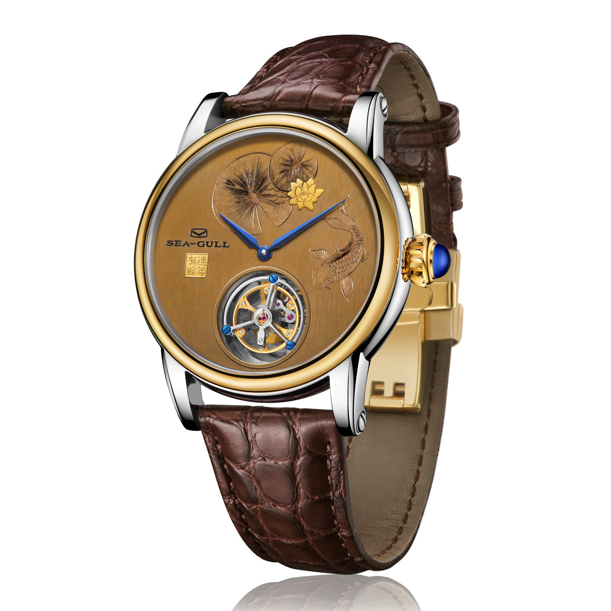 Sea-gull Lian Nian You Yu 218.98.8816 tourbillon 43 mm