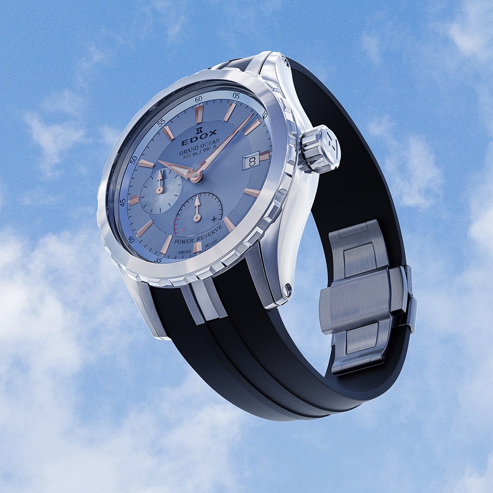 Edox Power Reserve Automatic herreklokke gangreserve