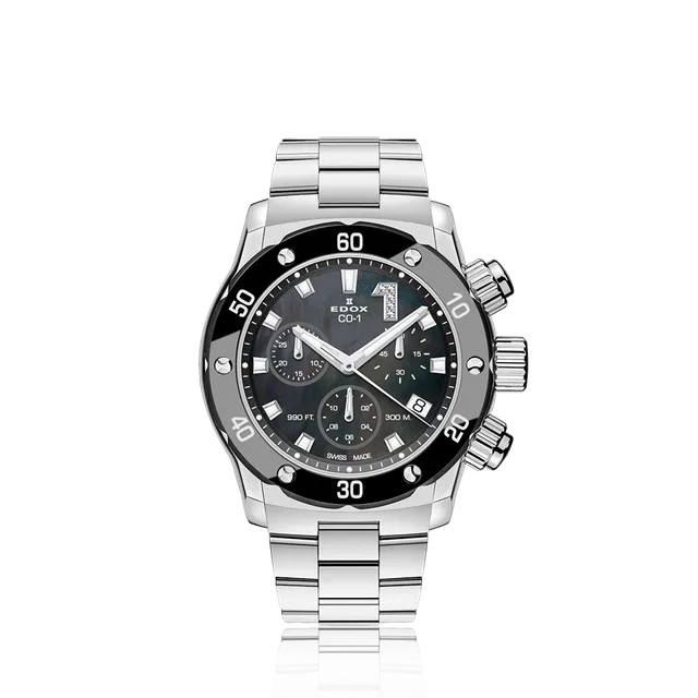Edox Chronolady dameklokke elegant