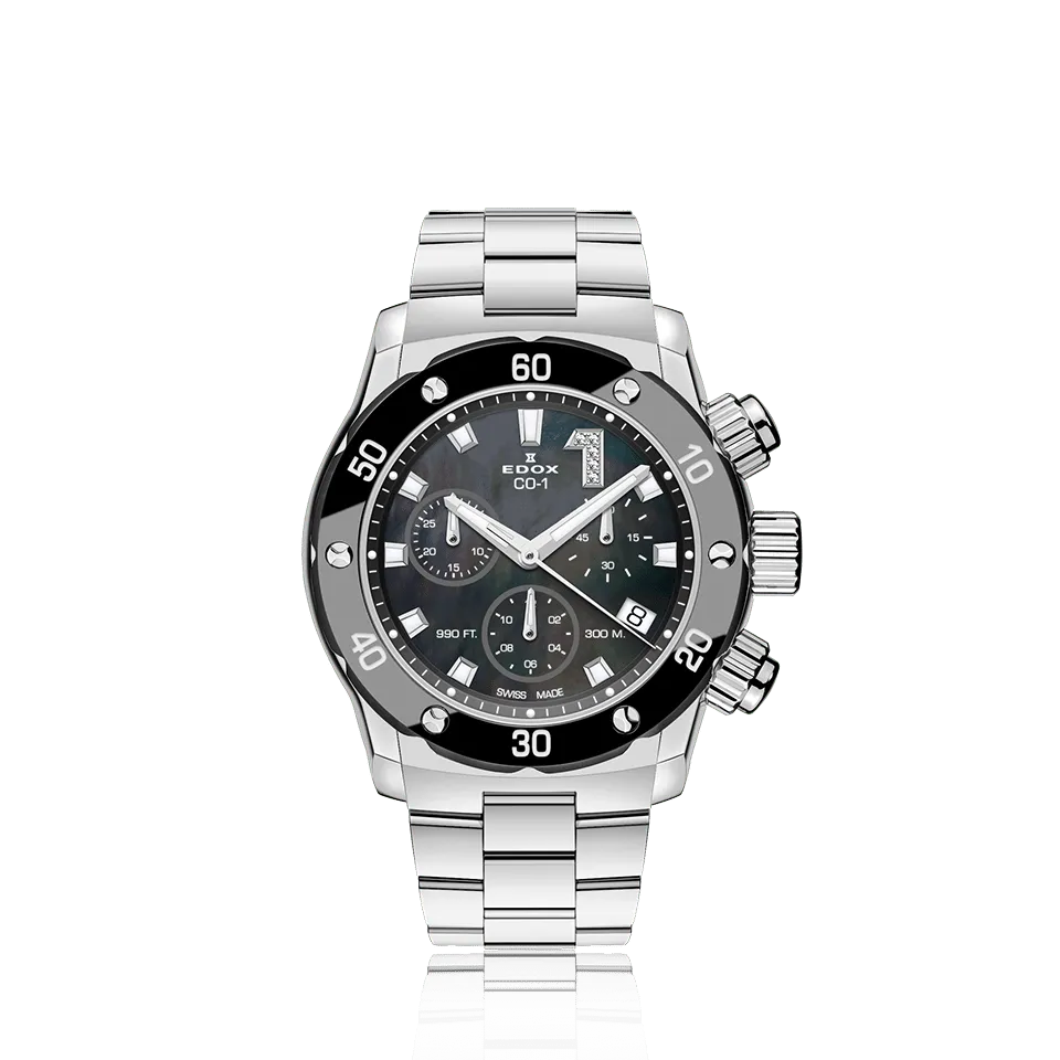 Edox Chronolady dameklokke elegant
