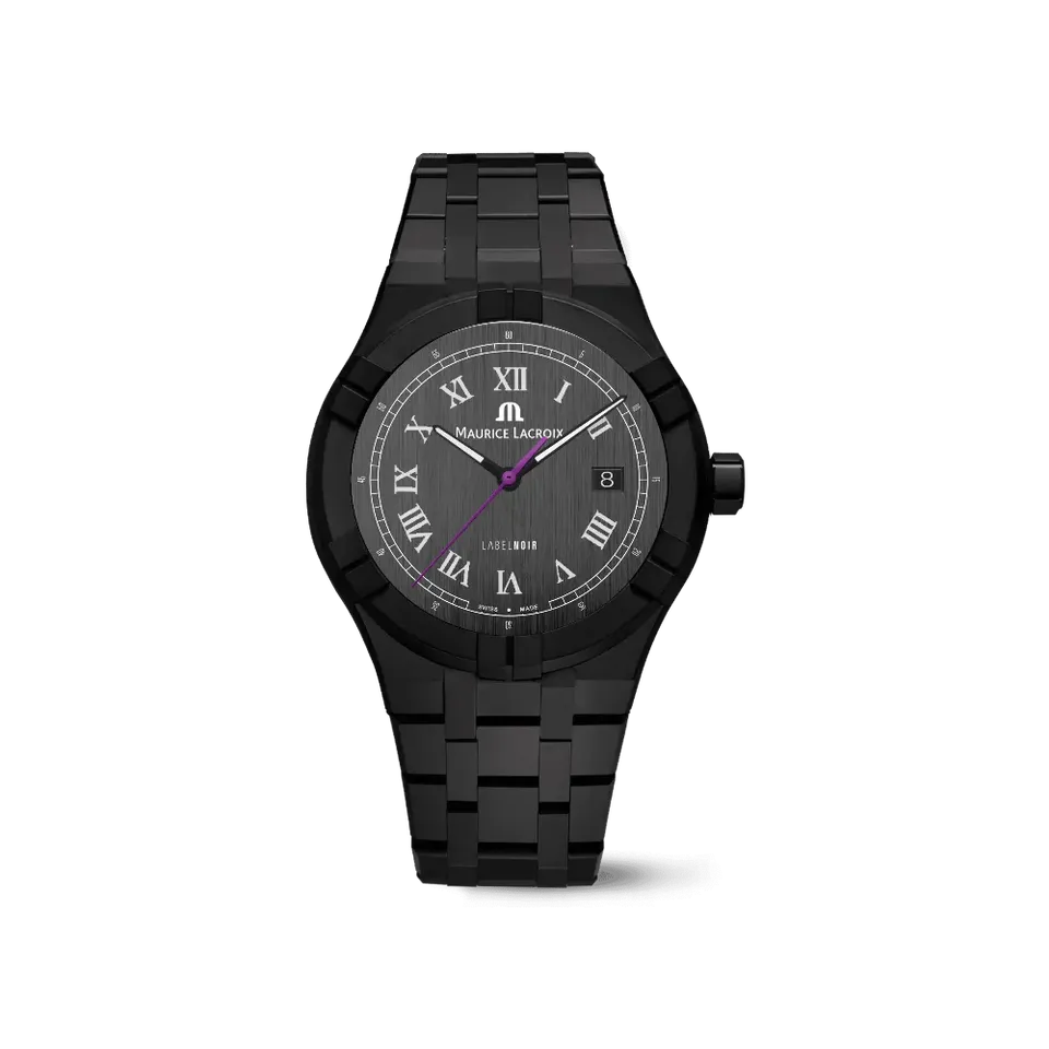 Label Noir Aikon Automatic 42MM klokke keramikk romertall