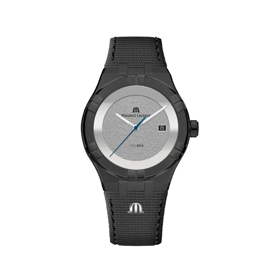 Label Noir Aikon Automatic 42MM klokke PVD tekstil blå