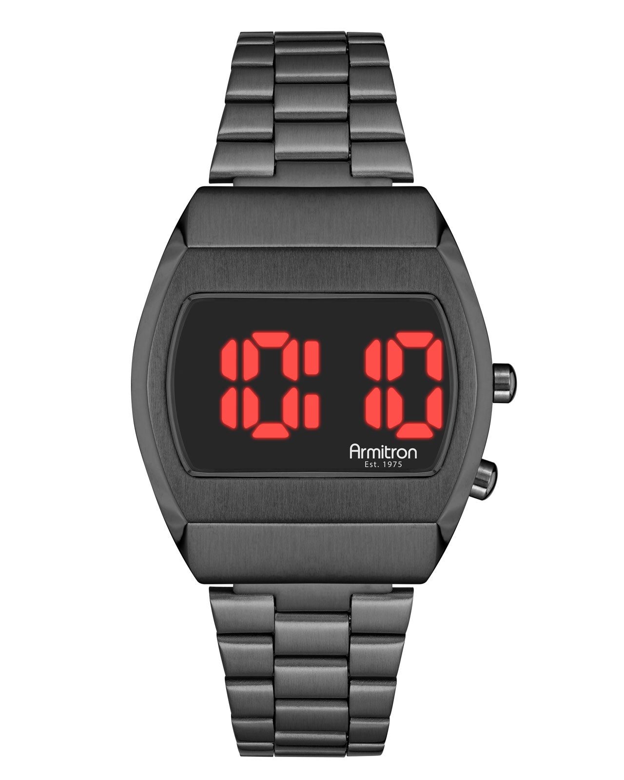 Armitron Griffy 37mm retroklokke svart/rød LED