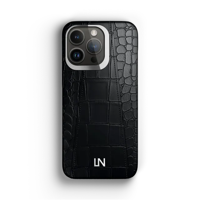 Label Noir iPhone 13 Pro deksel blå magsafe alligator