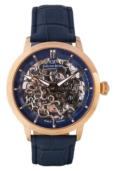 Carl von Zeyten Triberg CVZ0013RBLS armbåndsur skelett