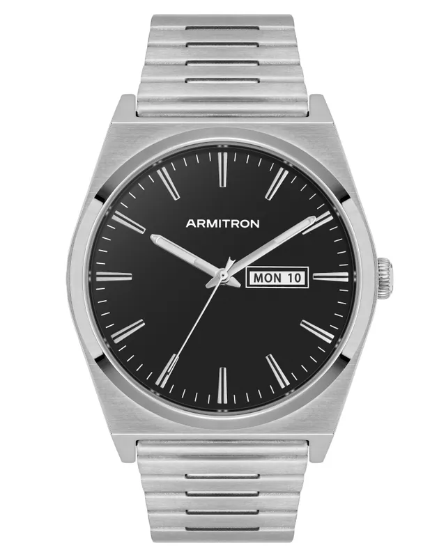Armitron 1975 40mm herreklokke svart stål