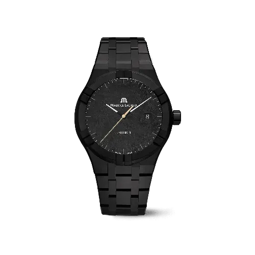 Label Noir Aikon Automatic 42MM klokke keramikk svart laser