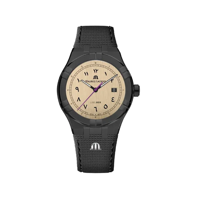 Label Noir Aikon Automatic 42MM klokke PVD svart skive