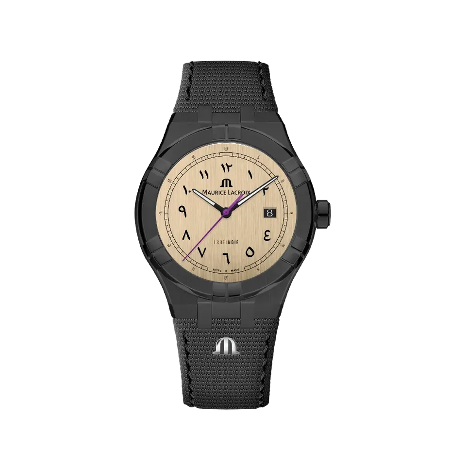 Label Noir Aikon Automatic 42MM klokke PVD svart skive