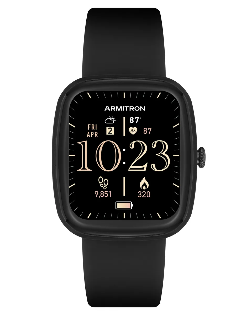 Armitron Lunar 45mm smartklokke sort silikon touch
