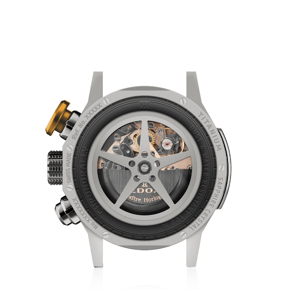 Edox Chronorally Automatic herreklokke
