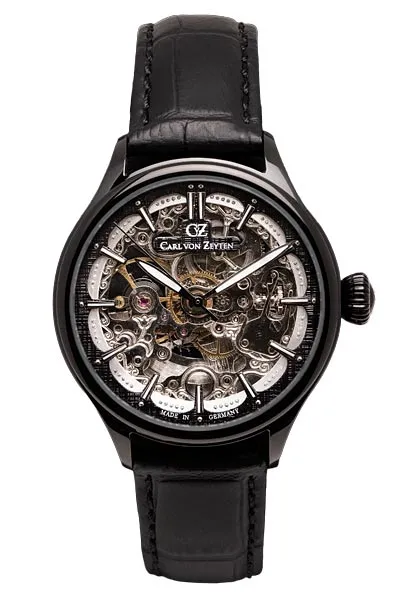 Carl von Zeyten Horbach CVZ0072BBKS armbåndsur svart